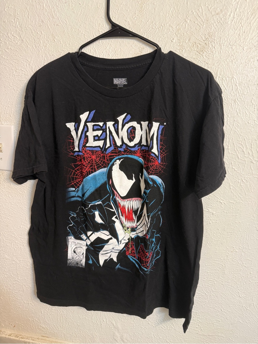 Marvel Venom Men’s Black Graphic T-Shirt